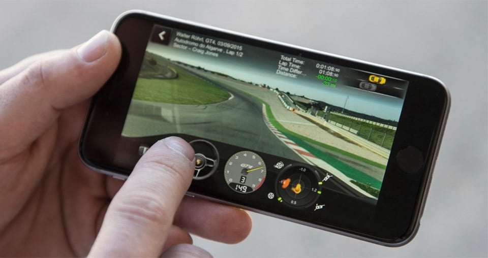 Porsche Track Precision App Records Video and Telemetry