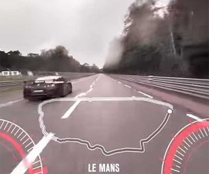 A Nissan GT-R Killing It at Le Mans
