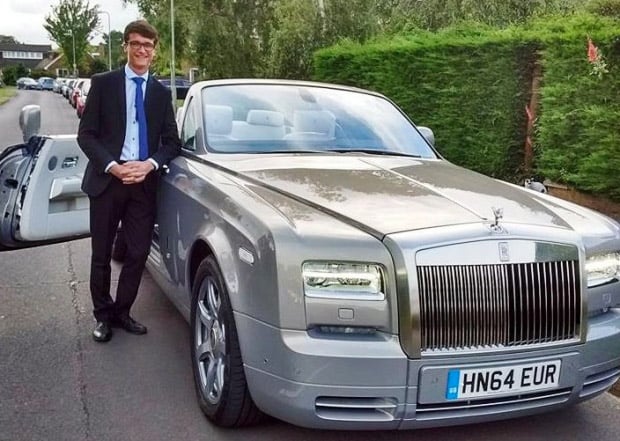 Kid Scores Big with Rolls-Royce Ghost for Prom