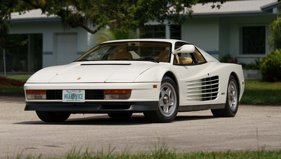 Miami Vice Ferrari Testarossa up for Auction