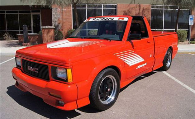 Targa Topped Red Marlboro GMC Syclone for Sale