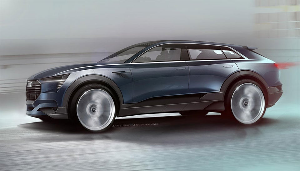 Audi E-Tron Electric SUV Concept: Production in 2018