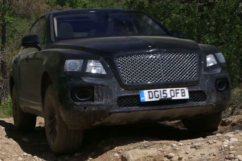 Bentley Bentayga SUV Goes Off-Road, Looks at Home