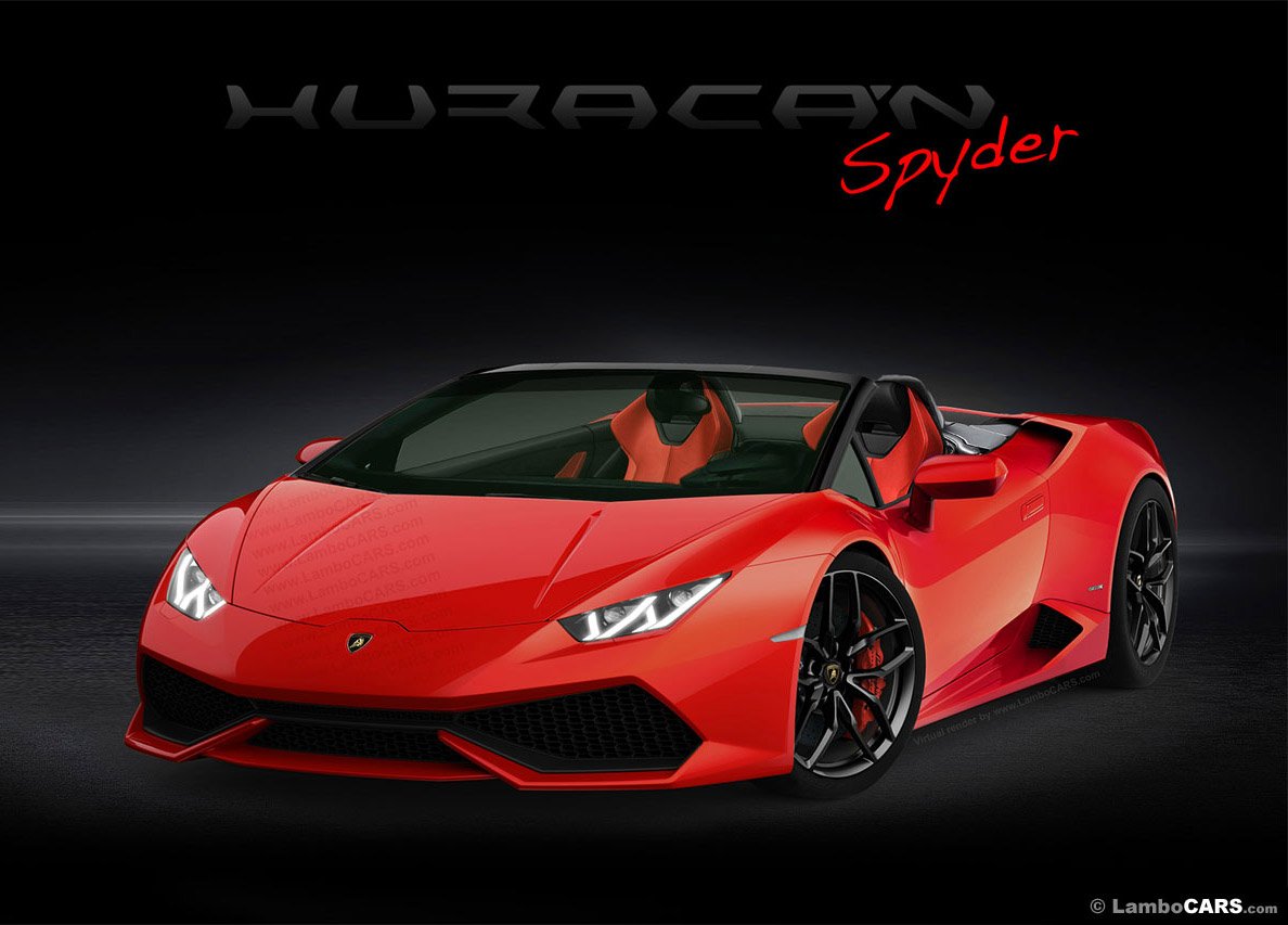 Lamborghini Huracan Spyder Coming to Geneva 2016