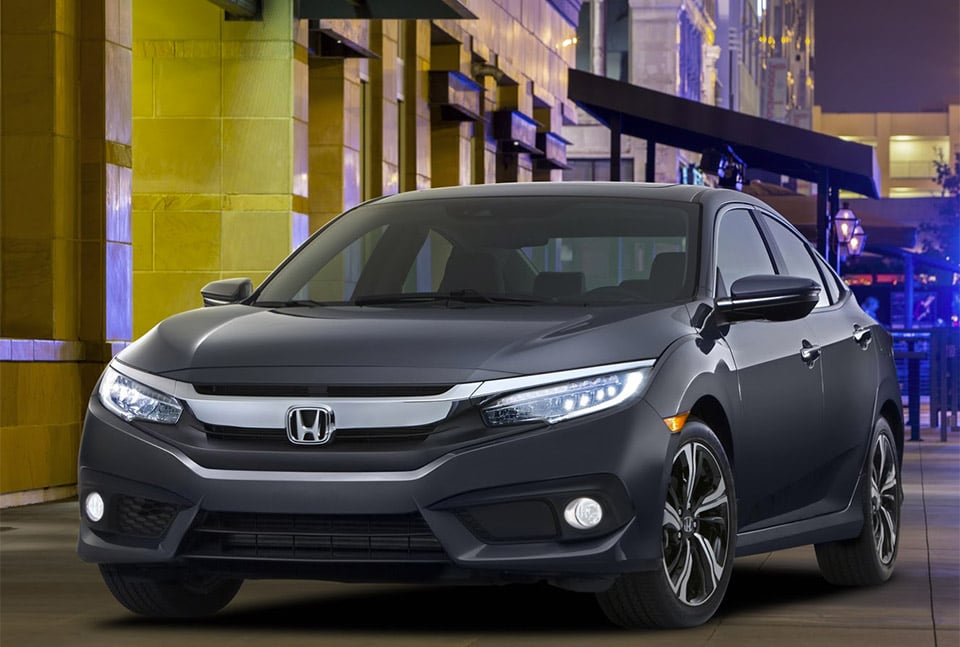 2016 Honda Civic Sedan Brings First Honda Turbo Engine to U.S.