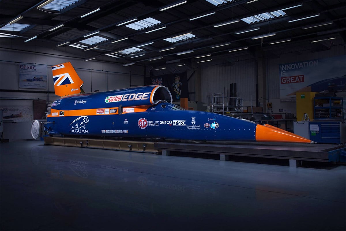 Bloodhound SSC Land Speed Racer Gets Official