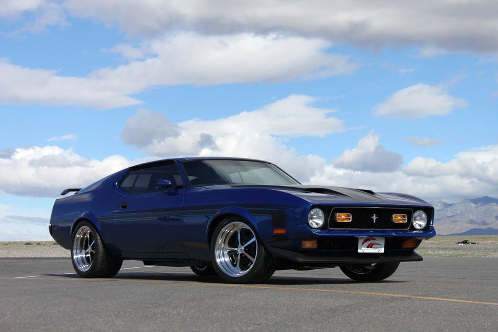 1971 mustang blue