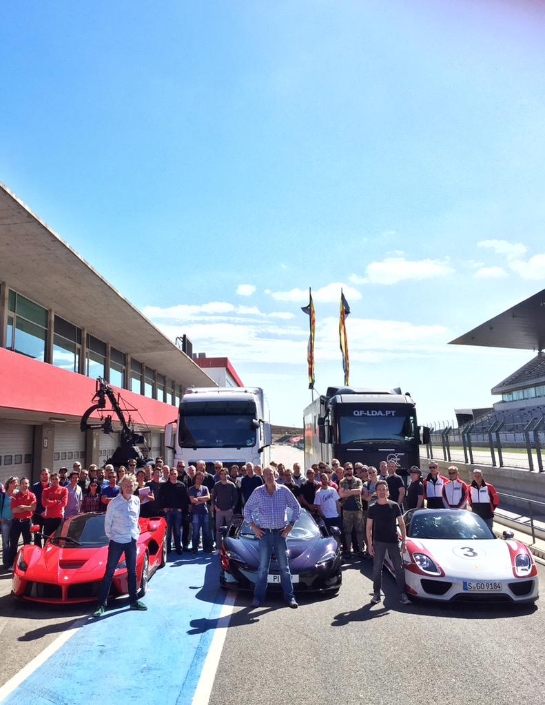 Jeremy Clarkson Tweets Photo of Trio Back at Work