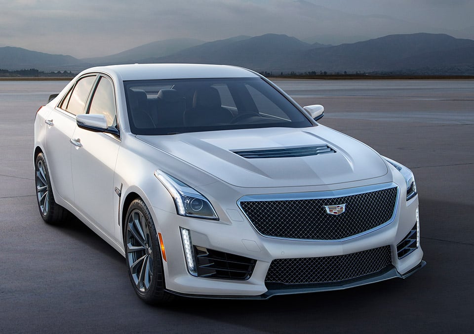 Cadillac CTS-V and ATS-V Crystal White Frost Editions Matte-r