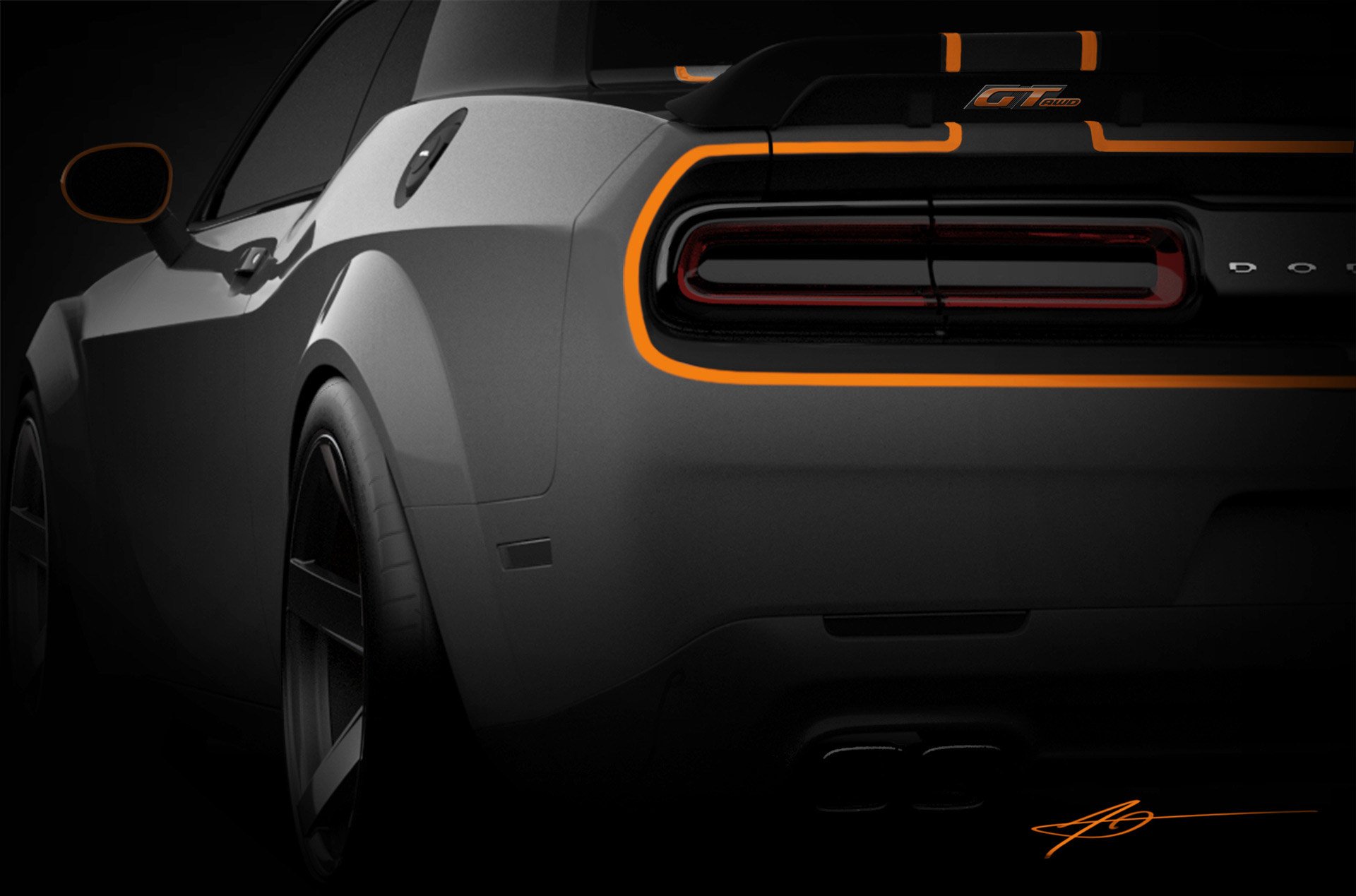 Mopar Teases AWD Dodge Challenger for SEMA