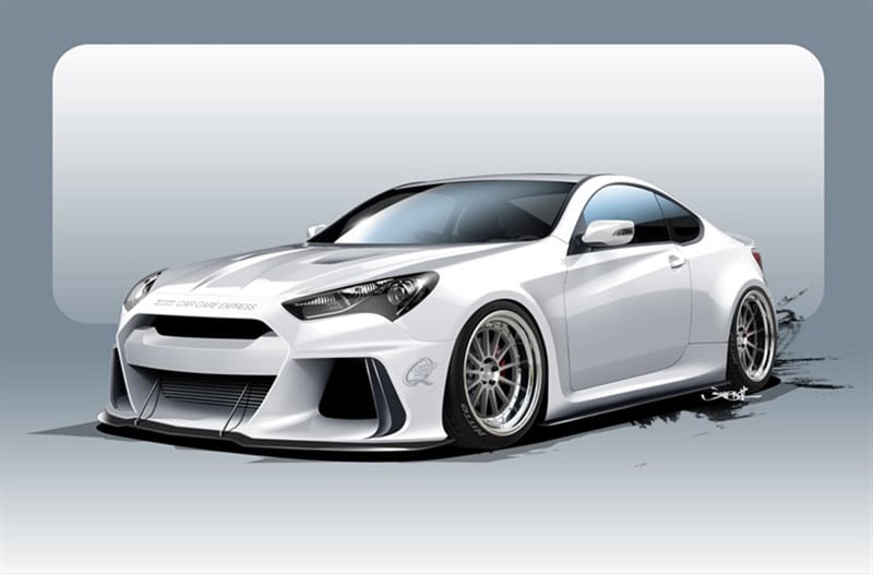 APK Racing and Hyundai Show off Solus Genesis Coupe