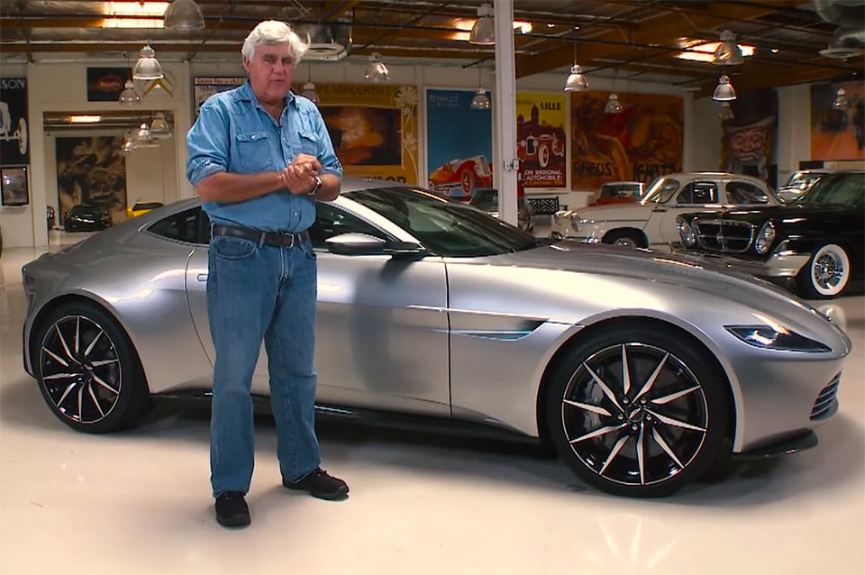 Jay Leno Goes Hands-on with Bond’s Aston Martin DB10