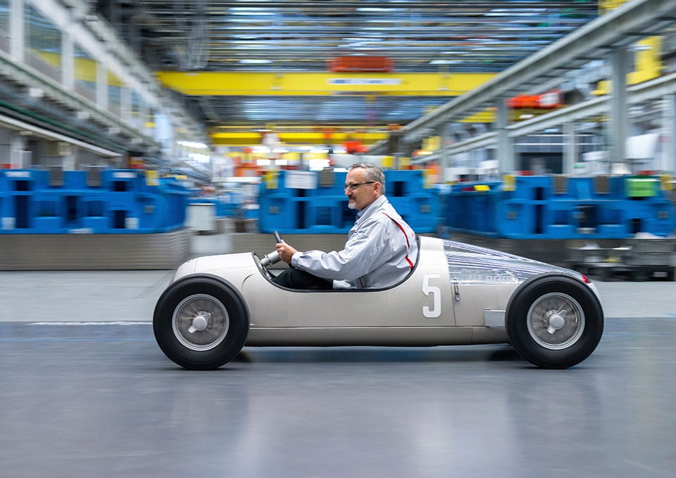 Audi Toolworks 3D Prints a 1936 Grand Prix Racer Replica