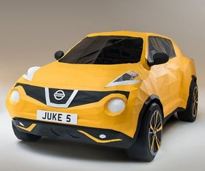 Nissan Commissions Life-Size Papercraft Juke
