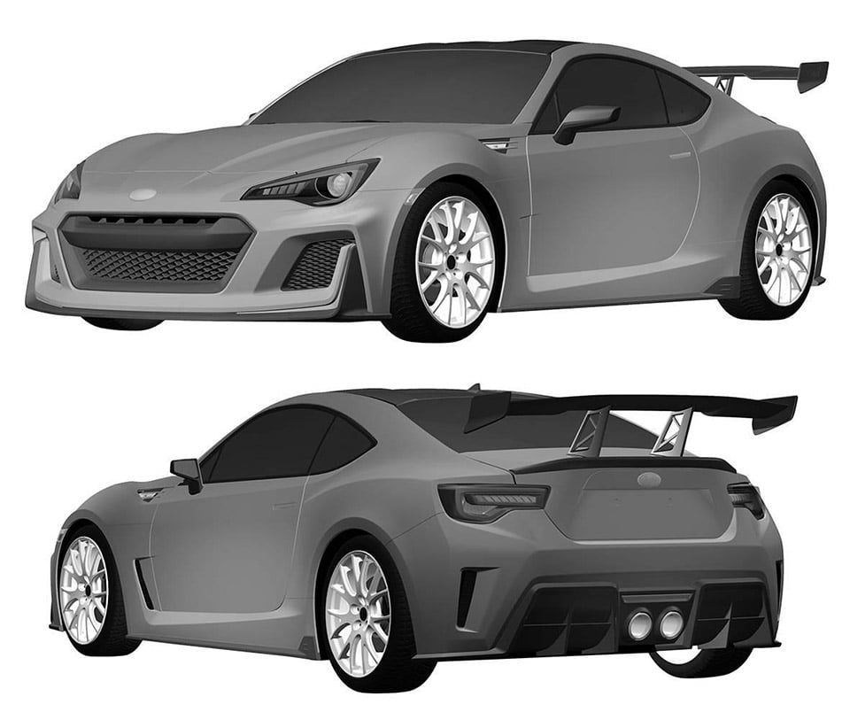 Toyota Patents Design Based on BRZ STI