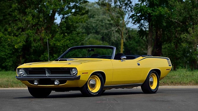 Two Rare Hemi ‘Cuda Convertibles Head to Auction