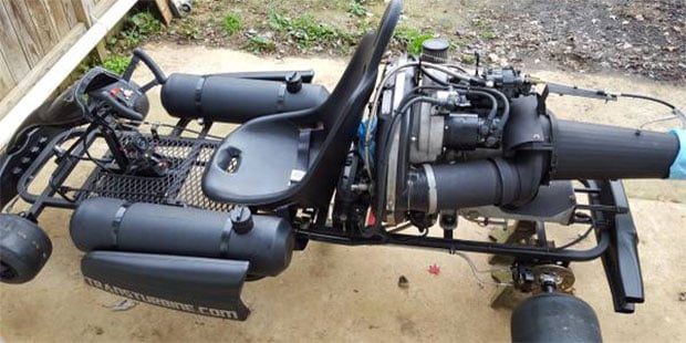 Jet-powered Go Kart Turns up on Craigslist