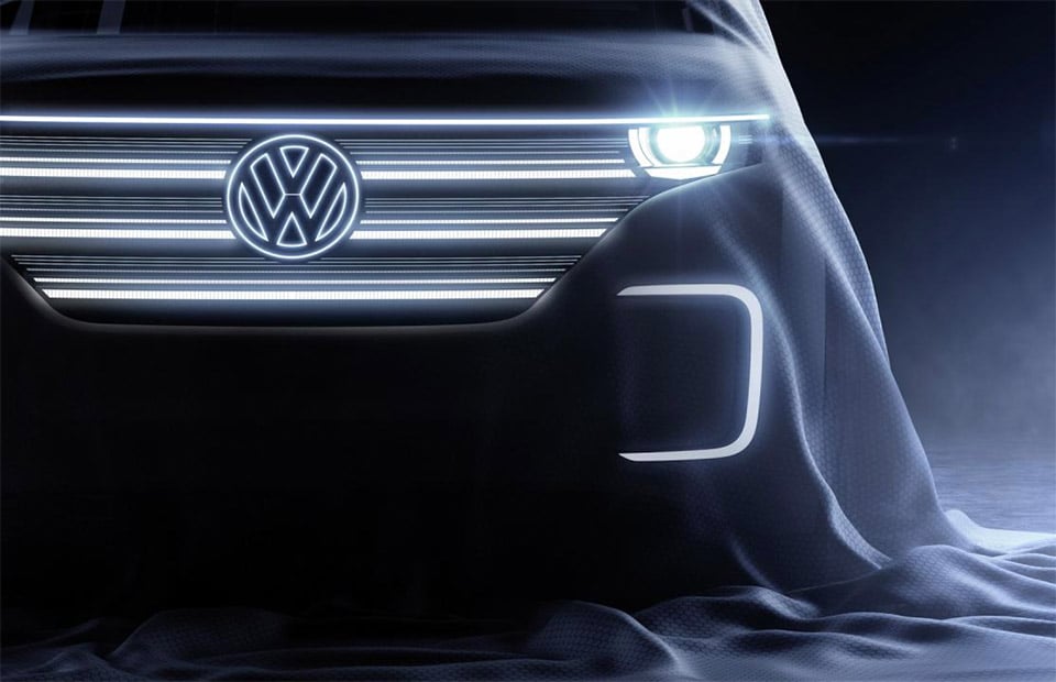 VW Teases Concept to Debut at CES 2016: Modern Microbus?!