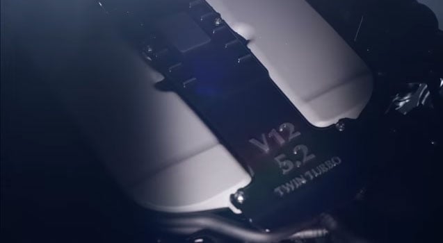 Aston Martin Teases New 5.2L V12 Twin-Turbo Engine