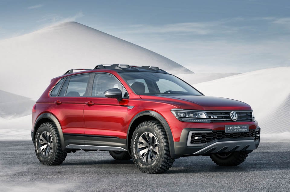 VW Tiguan GTE Active Concept is a Green Off-Roader