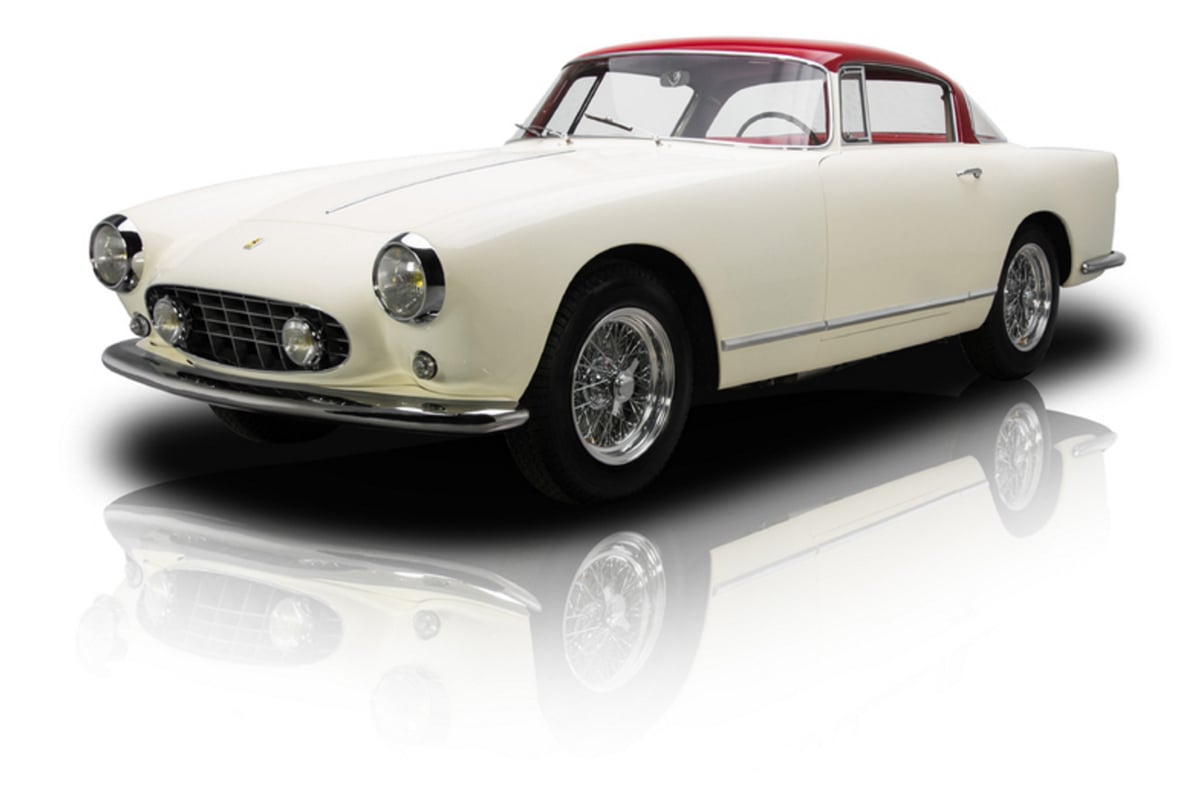 This White and Red ’56 Boano Ferrari Costs Serious Green
