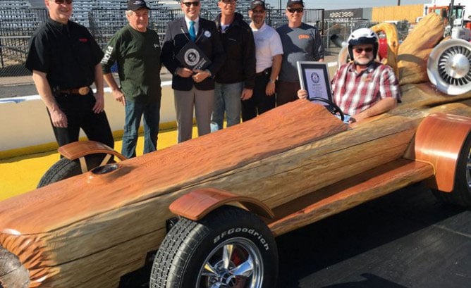 World’s Fastest Log Hits 90mph