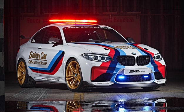 BMW M2 Gets Gussied up for MotoGP Safety Car Duty