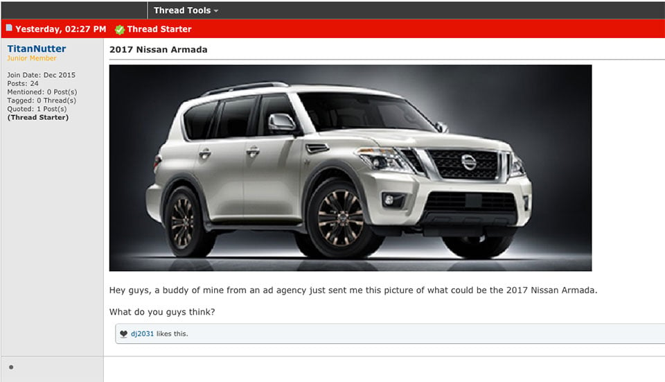 Is This the Next Nissan Armada?