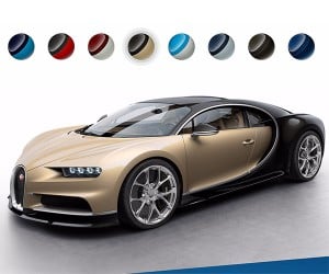 Bugatti Website Shows off Chiron Colors