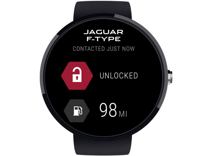 Jaguar Android Wear App Starts Cars and Unlocks Doors