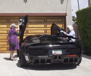 Two Grannies Cruise in a Lamborghini: Granborghini