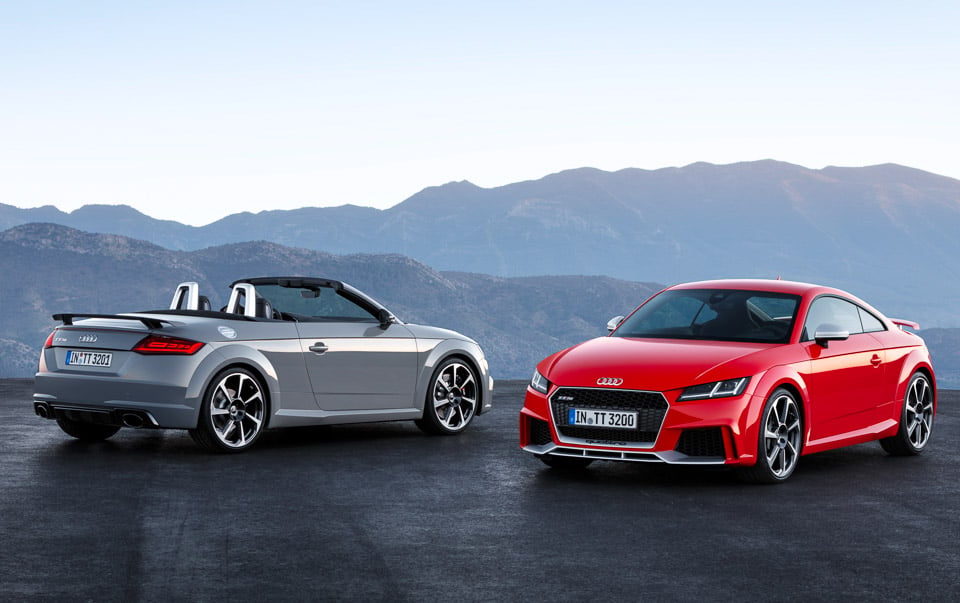 2017 Audi TT RS Coupe and Roadster Pack 400hp