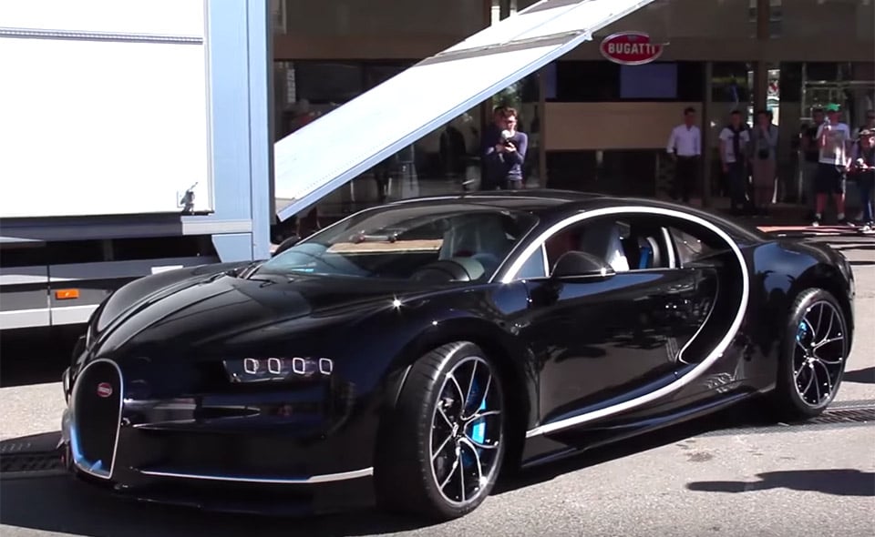 Bugatti Chiron Delivery in Monaco Caught on Camera