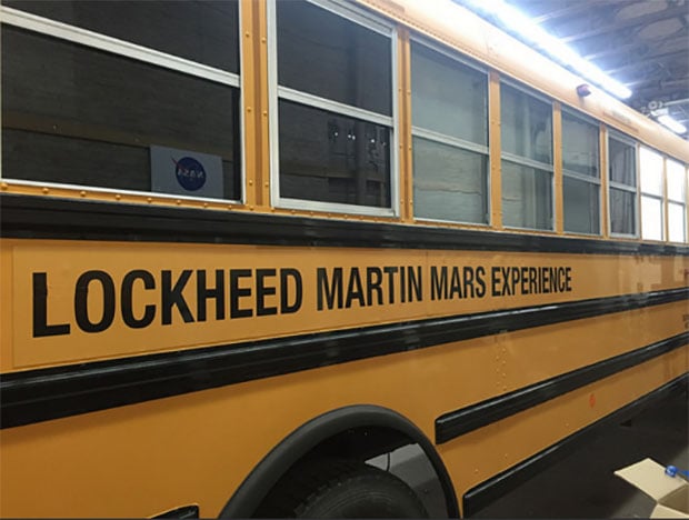 Lockheed Martin Mars Experience Bus is a Real Magic School Bus