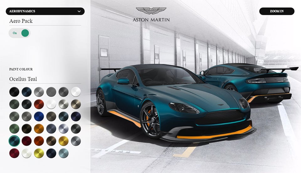 Create Your Dream Aston Martin Vanquish GT8