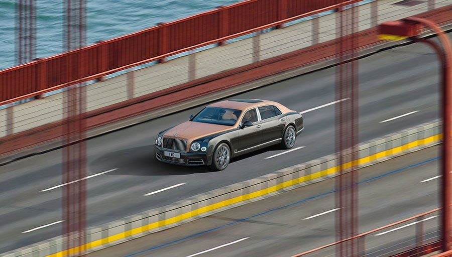 Bentley Gigapixel Image Captures Fancy Car from Afar