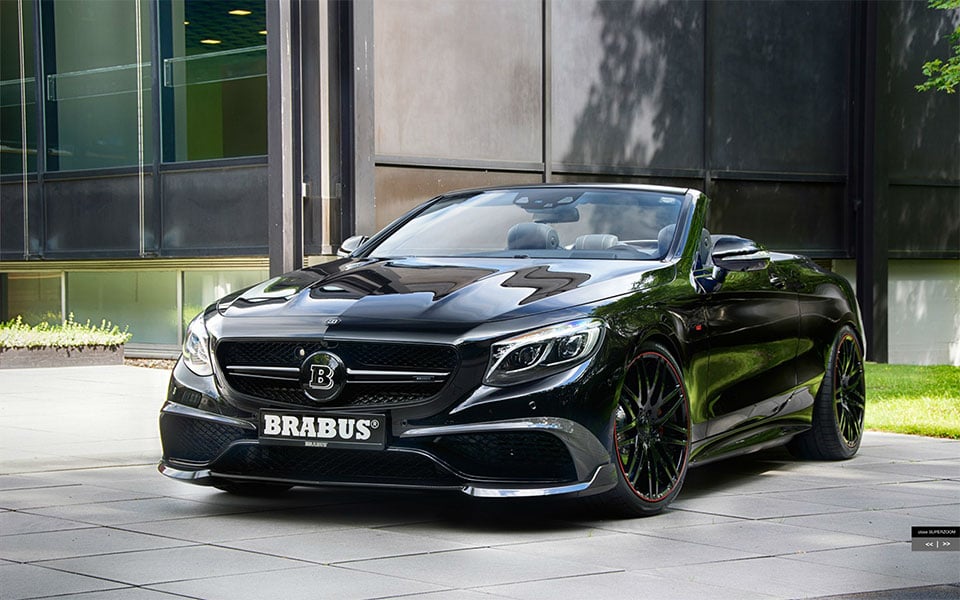 Brabus 850 6.0 Biturbo Cabrio is the Fastest 4-seat ‘Vert Around