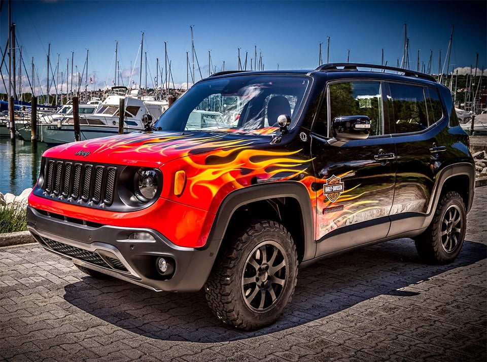 Jeep Renegade Hell’s Revenge is a Flamed-out Tiny Off-Roader