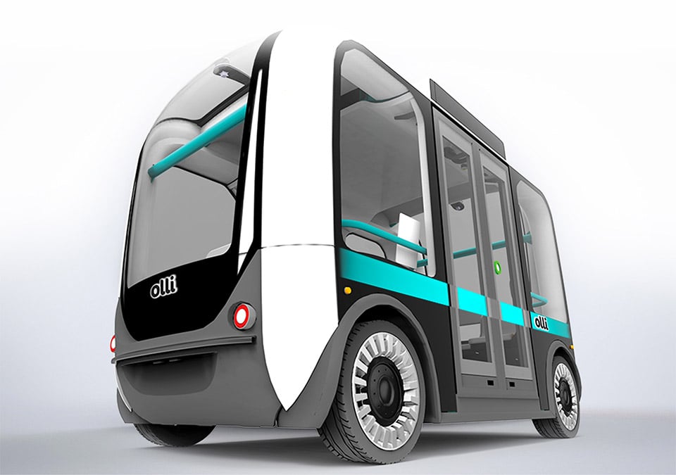 Local Motors Olli Autonomous Bus Has a Supercomputer Brain