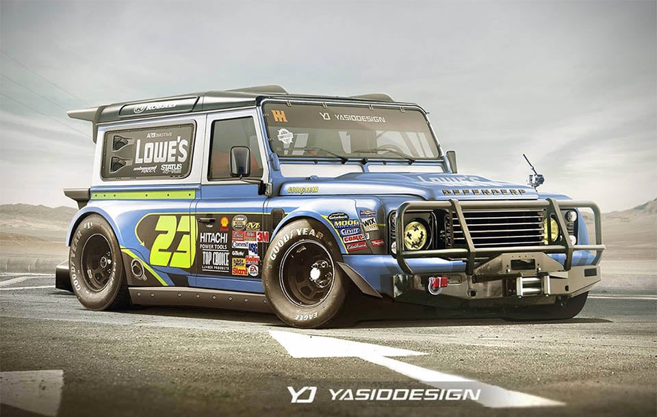 Land Rover Defender NASCAR Concept