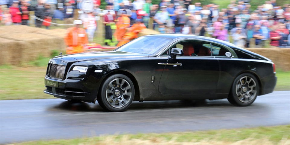 Rolls-Royce Wraith Stealthily Terrorizes Goodwood