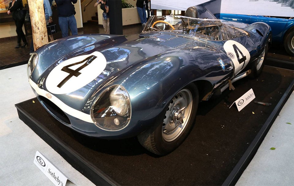Jaguar D-Type Sets British Car Record at Auction