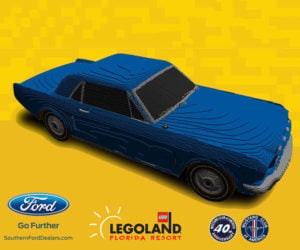 LEGO Building Life-Size ’64-1/2 Mustang Model