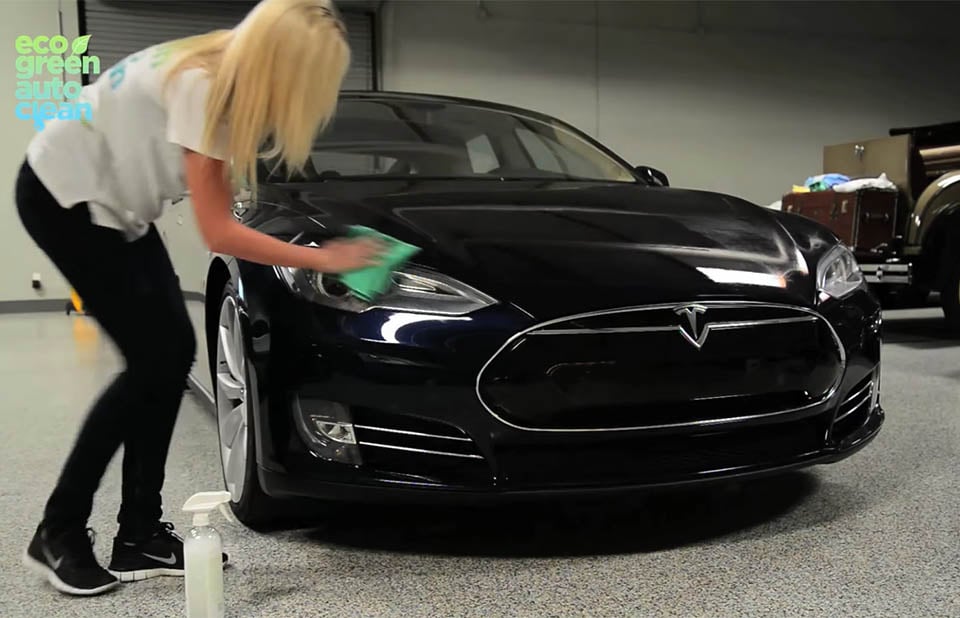 Tesla Testing Green Car Wash Service at Superchargers
