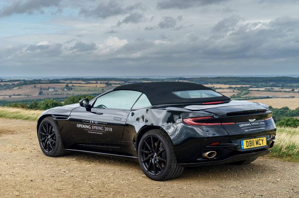 Aston Martin DB11 Volante Teased Far Ahead of 2018 Launch