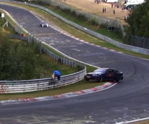 Idiot Nearly Crushed on Nürburgring