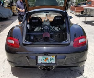 Porsche Cayman Gets a Coyote Heart