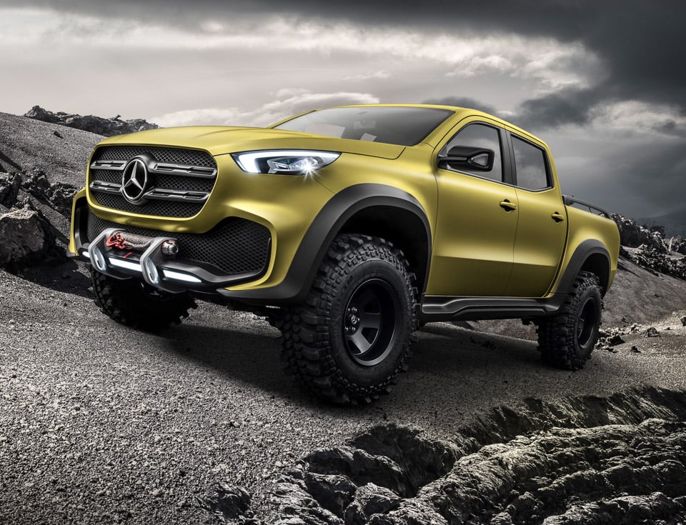 Mercedes-Benz X-Class Pickup Concept Revealed, But Not for U.S.
