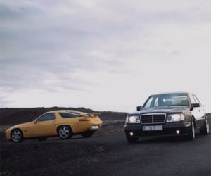 A V8 928 and E500 Look Ice Cold in Iceland