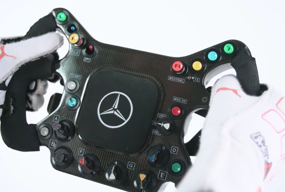 The Evolution of F1 Steering Wheels